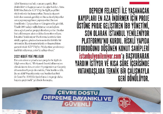 İstanbul Bülteni 8 / 01.01.2022