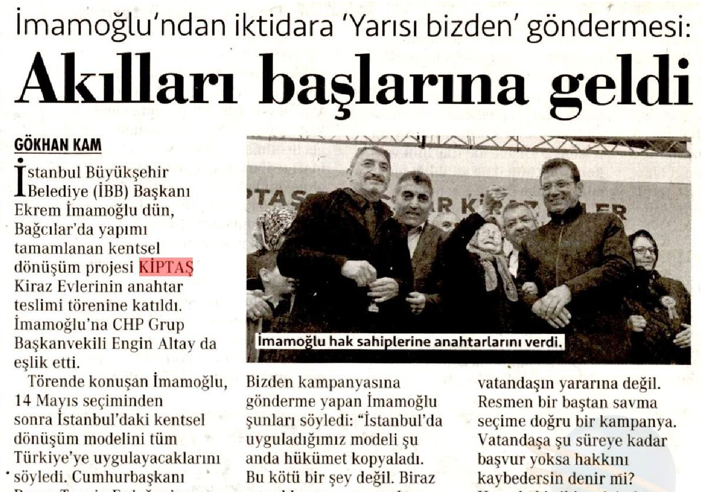 Cumhuriyet / 29.04.2023